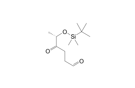 (S)-5-(tert-Butyldimethylsilyloxy)-4-oxohexanal