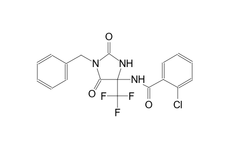 N-[1-benzyl-2,5-dioxo-4-(trifluoromethyl)-4-imidazolidinyl]-2-chlorobenzamide