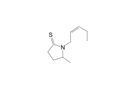 (Z)-5-methyl-1-(pent-2-enyl)pyrrolidine-2-thione