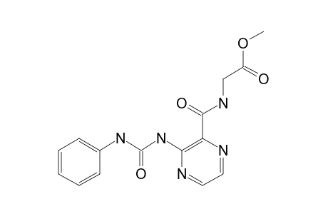 N-(METHOXYCARBONYLMETHYL)-2-(N'-PHENYLUREIDO)-PYRAZINE-3-CARBOXAMIDE
