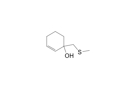 2-Cyclohexen-1-ol, 1-[(methylthio)methyl]-, (.+-.)-