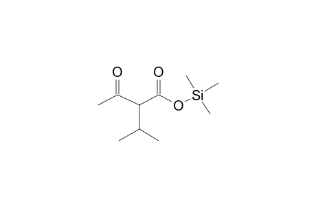 Trimethylsilyl 2-acetyl-3-methylbutanoate