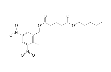 Glutaric acid, 3,5-dinitro-2-methylbenzyl pentyl ester