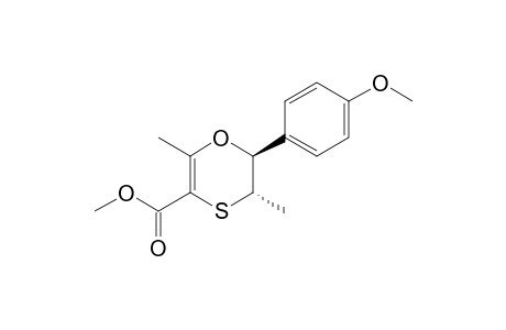 trans-Methyl 1-[5,6-Dihydro-2,7-dimethyl-6-(4'-methoxyphenyl)-1,4-oxathiin-3-yl]formate