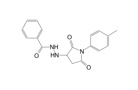 N'-[1-(4-methylphenyl)-2,5-dioxo-3-pyrrolidinyl]benzohydrazide