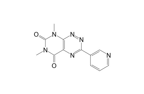 Pyrimido[5,4-e]-1,2,4-triazine-5,7(6H,8H)-dione, 6,8-dimethyl-3-(3-pyridinyl)-