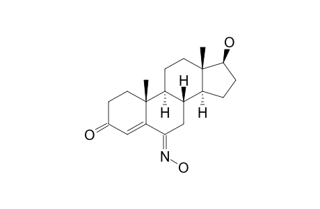 17-.beta.-Hydroxy-6E-hydroximinoandrost-4-en-3-one