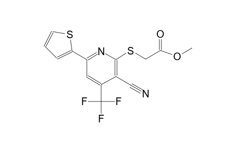 acetic acid, [[3-cyano-6-(2-thienyl)-4-(trifluoromethyl)-2-pyridinyl]thio]-, methyl ester