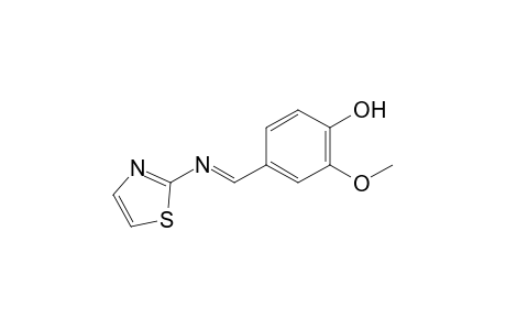 2-methoxy-4-[N-(2-thiazolyl)formimidoyl]phenol