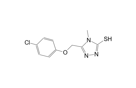 5-[(4-chlorophenoxy)methyl]-4-methyl-4H-1,2,4-triazol-3-yl hydrosulfide