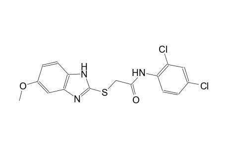 N-(2,4-dichlorophenyl)-2-[(5-methoxy-1H-benzimidazol-2-yl)sulfanyl]acetamide