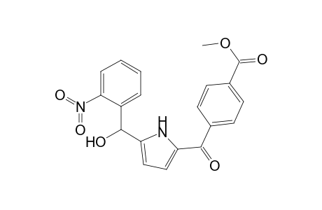 2-[4-(Methoxycarbonyl)benzoyl]-5-[(2-nitrophenyl)hydroxymethyl]pyrrole