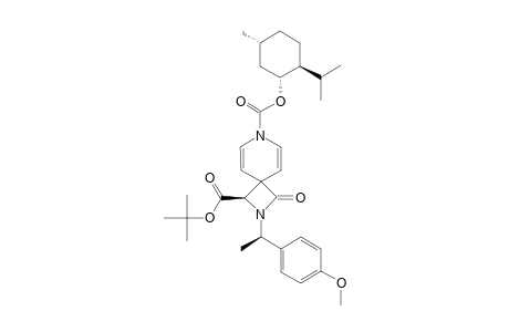 2-[(S)-1-(4-METHOXYPHENYL)-ETHYL]-3-OXO-2,7-DIAZASPIRO-[3.5]-NONA-5,8-DIENE-1,7-DICARBOXYLIC-ACID-1-TERT.-BUTYLESTER-7-(+)-MENTHYLESTER;MAJOR-DIA