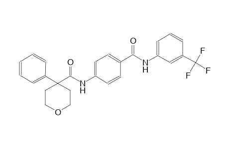 2H-pyran-4-carboxamide, tetrahydro-4-phenyl-N-[4-[[[3-(trifluoromethyl)phenyl]amino]carbonyl]phenyl]-