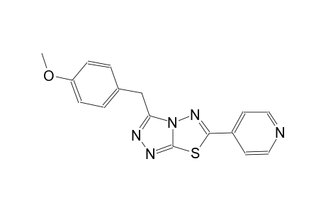 3-(4-methoxybenzyl)-6-(4-pyridinyl)[1,2,4]triazolo[3,4-b][1,3,4]thiadiazole