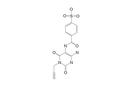 3-PROPARGYL-5-[(4-SULFOBENZOYL)-AMINO]-6-AMINOURACIL