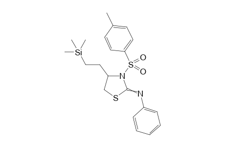 N-[4-[2-(Trimethylsilyl)ethyl]-3-tosylthiazolidin-2-ylidene]benzenamine