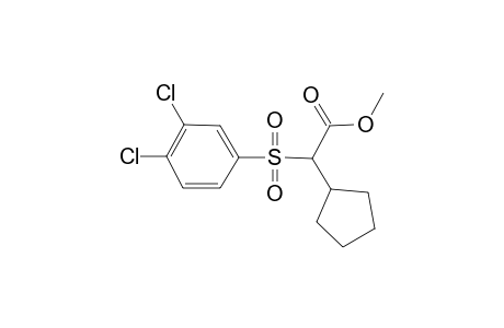Cyclopentyl-(3,4-dichloro-benzenesulfonyl)-acetic acid methyl ester