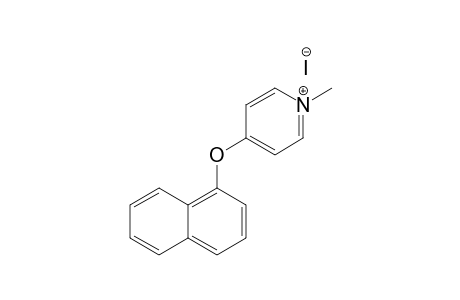 1-Methyl-4-(.alpha.-naphthoxy)pyridinium iodide