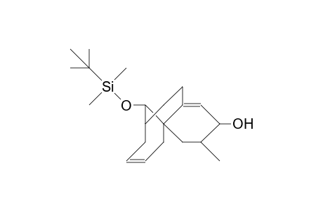 (2S,3R,4AS, 9R,12S)-12-(T-butyl-dimethyl-silyloxy)-2,3,4,5,8,9,10,11-octahydro-3-methyl-4a,9-methano-4ah-benzocyclononen-