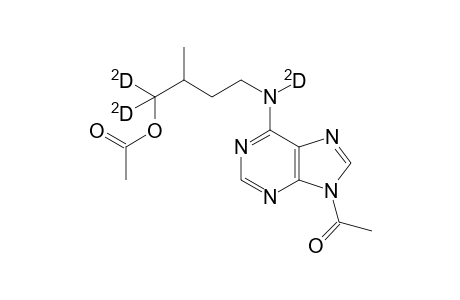 1-[6-[deuterio-(4,4-dideuterio-4-acetoxy-3-methyl-butyl)amino]purin-9-yl]ethanone