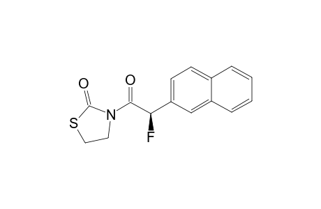 3-[2-FLUORO-2-(2-NAPHTHYL)-ACETYL]-2-THIAZOLIDINONE