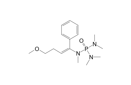 [(4-Methoxy-1-phenyl-1-buten-1-yl)]pentamethyl phosphoric triamide