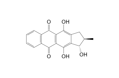 3,4,11-Trihydroxy-2-methylcyclopenta[b]anthracene-5,10-dione
