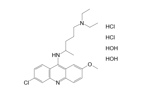 6-CHLORO-9-{[4-(DIETHYLAMINO)-1-METHYLBUTYL]AMINO}-2-METHOXYACRIDINE, DIHYDROCHLORIDE, DIHYDRATE