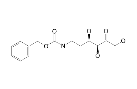 (3S,4R)-6-[(BENZYLOXYCARBONYL)-AMINO]-5,6-DIDEOXYHEX-2-ULOSE