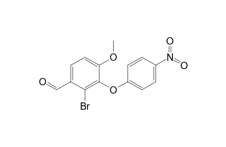 2-Bromo-3-(4-nitrophenoxy)-4-methoxybenzaldehyde
