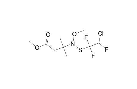 Methyl 3-[[(2-chloro-1,1,2-trifluoroethyl)sulfanyl](methoxy)amino]-3-methylbutanoate