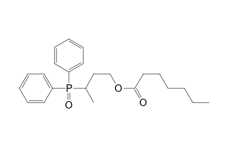 Heptanoic acid, 3-(diphenylphosphinyl)-1-methylpropyl ester