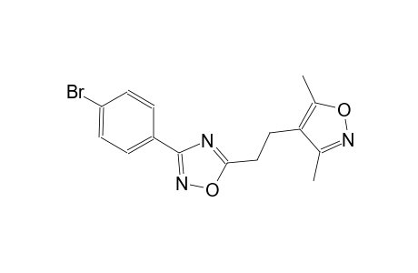 1,2,4-oxadiazole, 3-(4-bromophenyl)-5-[2-(3,5-dimethyl-4-isoxazolyl)ethyl]-