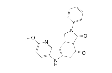 9-Methoxy-2-phenyl-1,3,3a,4,5,10c-hexahydro-2H,6H-pyrido[3,2-b]pyrrolo[3,4-e]indole-3,4-dione