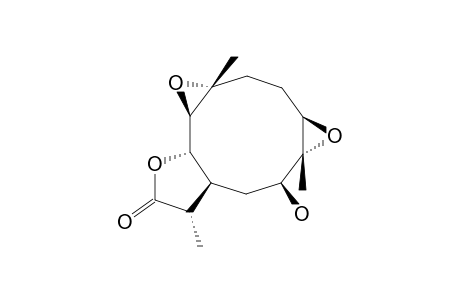 9-BETA-HYDROXY-1-BETA,10-ALPHA;4-ALPHA,5-BETA-DIEPOXY-GERMACRAN-6-BETA,11-BETA-H-12,6-OLIDE