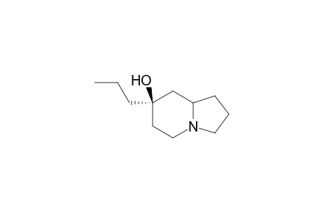 7-n-propyl-7-hydroxy-perhydroindolizine /epimer B