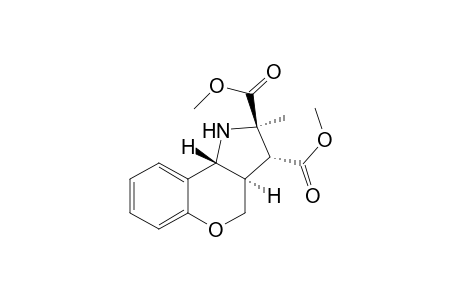 Benzopyrano[4,3-b]pyrrole-2,3-dicarboxylic acid, 1,2,3,3a,4,9b-hexahydro-2-methyl-, dimethyl ester, [2R-(2.alpha.,3.alpha.,3a.alpha.,9b.beta.)]-