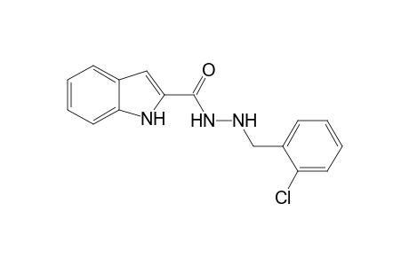 indole-2-carboxylic acid, 2-(o-chlorobenzyl)hydrazide