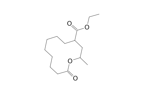 Ethyl 2-methyl-12-oxooxacyclododecane-4-carboxylate