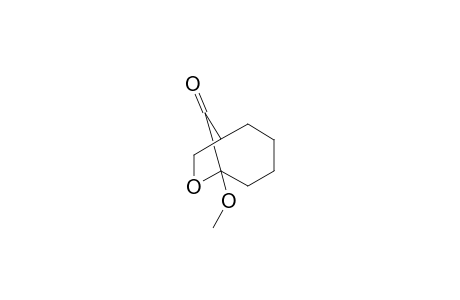 1-Methoxy-8-oxa-9-oxobicyclo[4.2.1]nonane