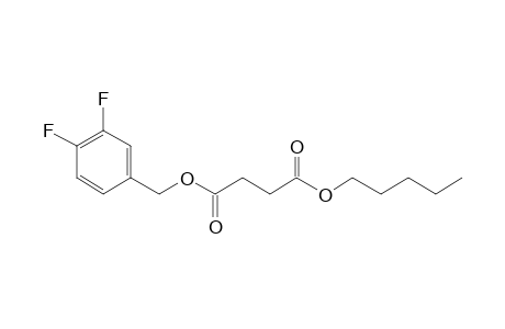 Succinic acid, 3,4-difluorobenzyl pentyl ester