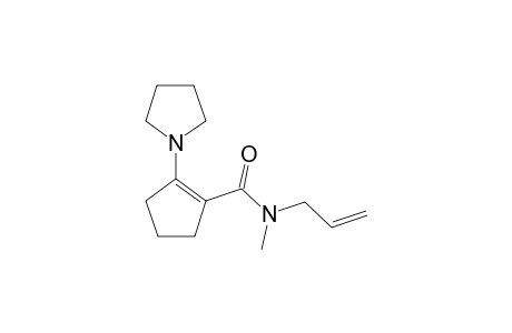 N-Allyl-N-methyl-2-pyrrolidinocyclopent-1-enecarboxamide