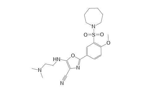 4-oxazolecarbonitrile, 5-[[2-(dimethylamino)ethyl]amino]-2-[3-[(hexahydro-1H-azepin-1-yl)sulfonyl]-4-methoxyphenyl]-