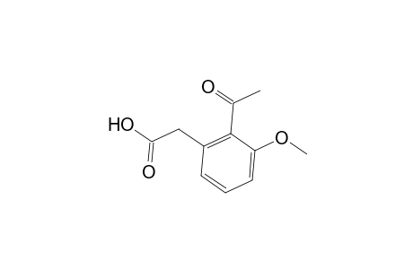 Benzeneacetic acid, 2-acetyl-3-methoxy-