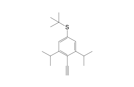 tert-Butyl(4-ethynyl-3,5-diisopropylphenyl)sulfane