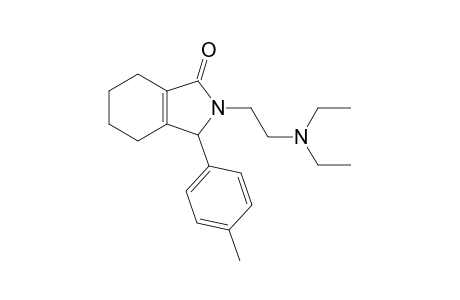 2-[2-(N,N-Diethylamino)ethyl]-3-(p-tolyl)-1-oxo-2,3,4,5,6,7-hexahydro-1H-isoindole