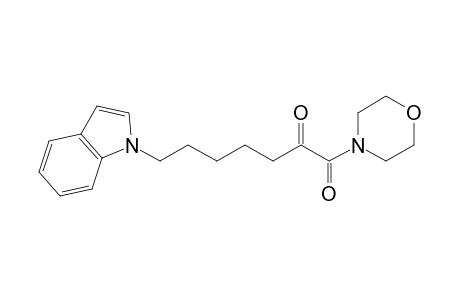 7-(1H-Indol-1-yl)-1-morpholinoheptane-1,2-dione