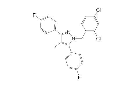 1-(2,4-dichlorobenzyl)-3,5-bis(4-fluorophenyl)-4-methyl-1H-pyrazole