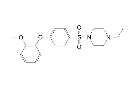 1-ethyl-4-{[4-(2-methoxyphenoxy)phenyl]sulfonyl}piperazine